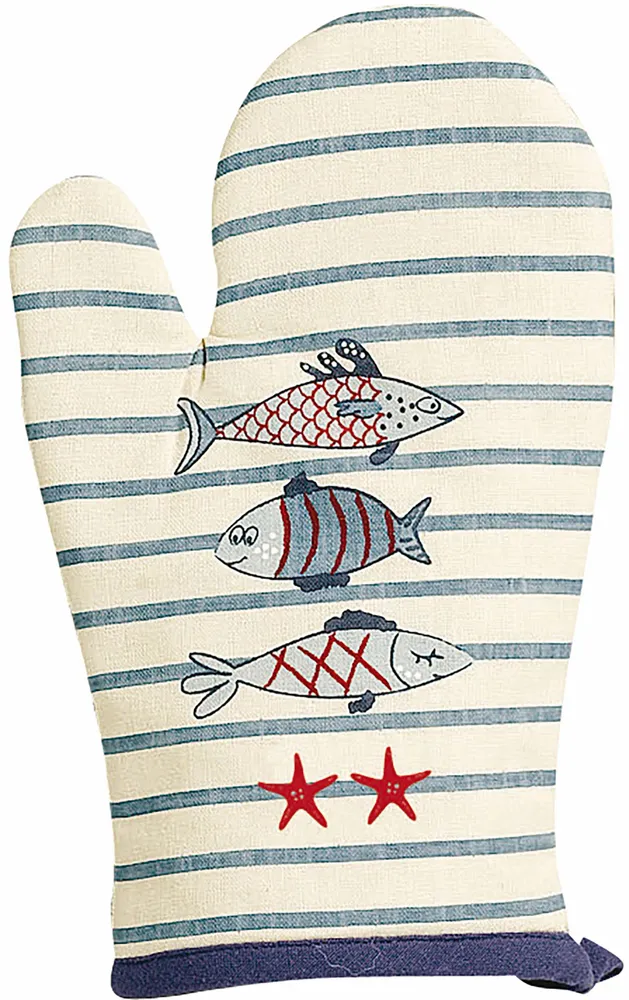 Maniques - Gant de cuisine New Pesk Bleu 18 x 28 - MAISON VIVARAISE - SDE VIVARAISE WINKLER