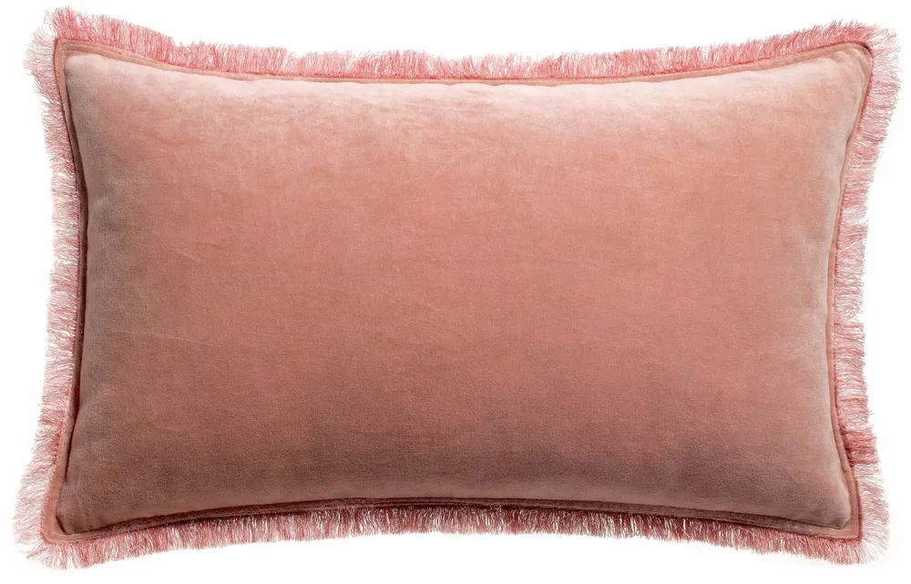 Cushions - Plain Cushion Fara Pink 30 X 50 - MAISON VIVARAISE - SDE VIVARAISE WINKLER