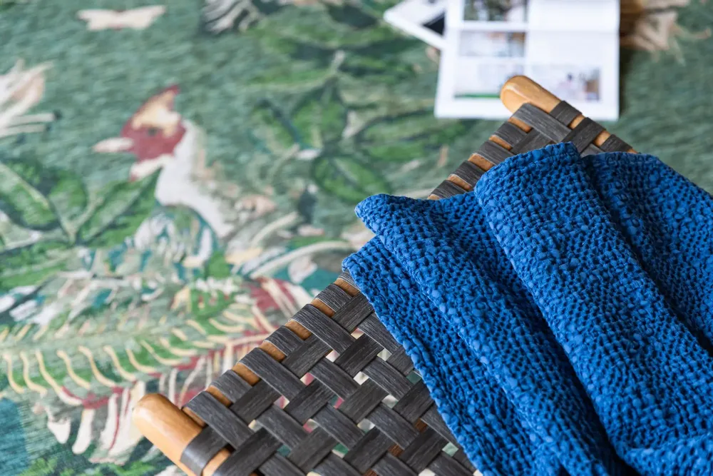 Throw blankets - Tana Throw Blanket Touareg 140 X 200 - MAISON VIVARAISE - SDE VIVARAISE WINKLER