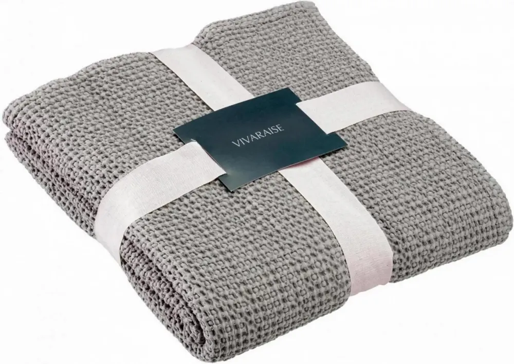 Linge de lit - Jeté Maia Pétale 260 x 260 - MAISON VIVARAISE - SDE VIVARAISE WINKLER