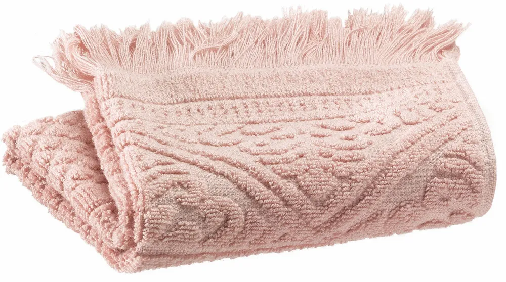 Bath towels - Zoé Guest Towel Aubepine 30 X 50 - MAISON VIVARAISE - SDE VIVARAISE WINKLER