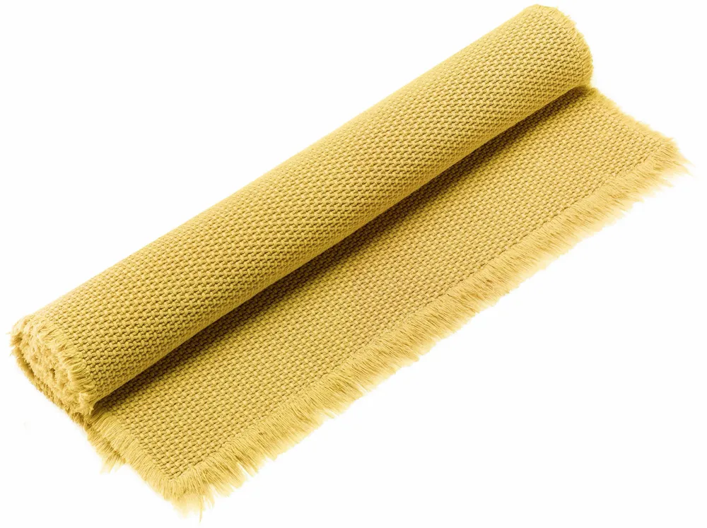 Autres linges de bain - Tapis de bain uni Elly Curry 54 x 64 - MAISON VIVARAISE - SDE VIVARAISE WINKLER