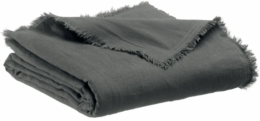 Throw blankets - Zeff Nomade Throw Blanket Tonnerre 130 X 180 - MAISON VIVARAISE - SDE VIVARAISE WINKLER