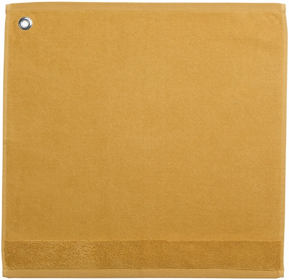 Torchons textile - Essuie-mains oeillet Curl Curry 50 x 50 - MAISON VIVARAISE - SDE VIVARAISE WINKLER