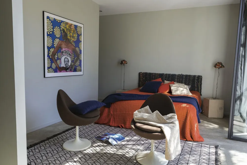 Bed linens - Swami Bed Throw Rooibos 180 X 260 - MAISON VIVARAISE - SDE VIVARAISE WINKLER