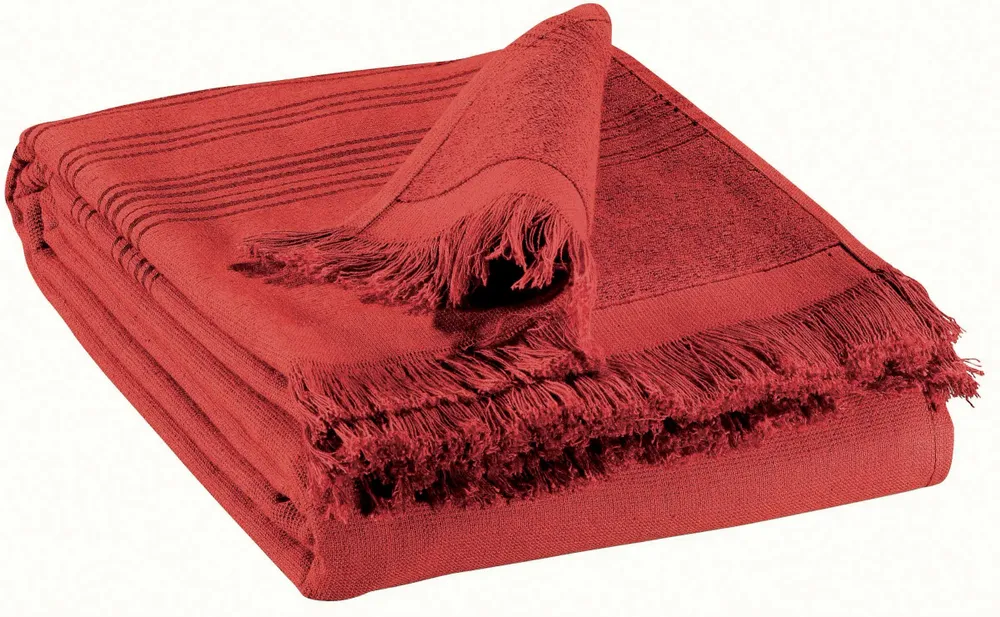 Bed linens - Hammam Towel Cancun Marmelade 90 X 180 - MAISON VIVARAISE - SDE VIVARAISE WINKLER