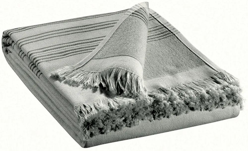 Bed linens - Hammam Towel Cancun Perle 90 X 180 - MAISON VIVARAISE - SDE VIVARAISE WINKLER