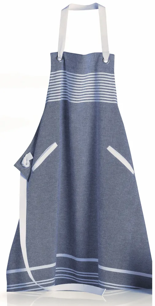 Tabliers de cuisine - Tablier de cuisine Ares Ombre 80 x 85 - MAISON VIVARAISE - SDE VIVARAISE WINKLER