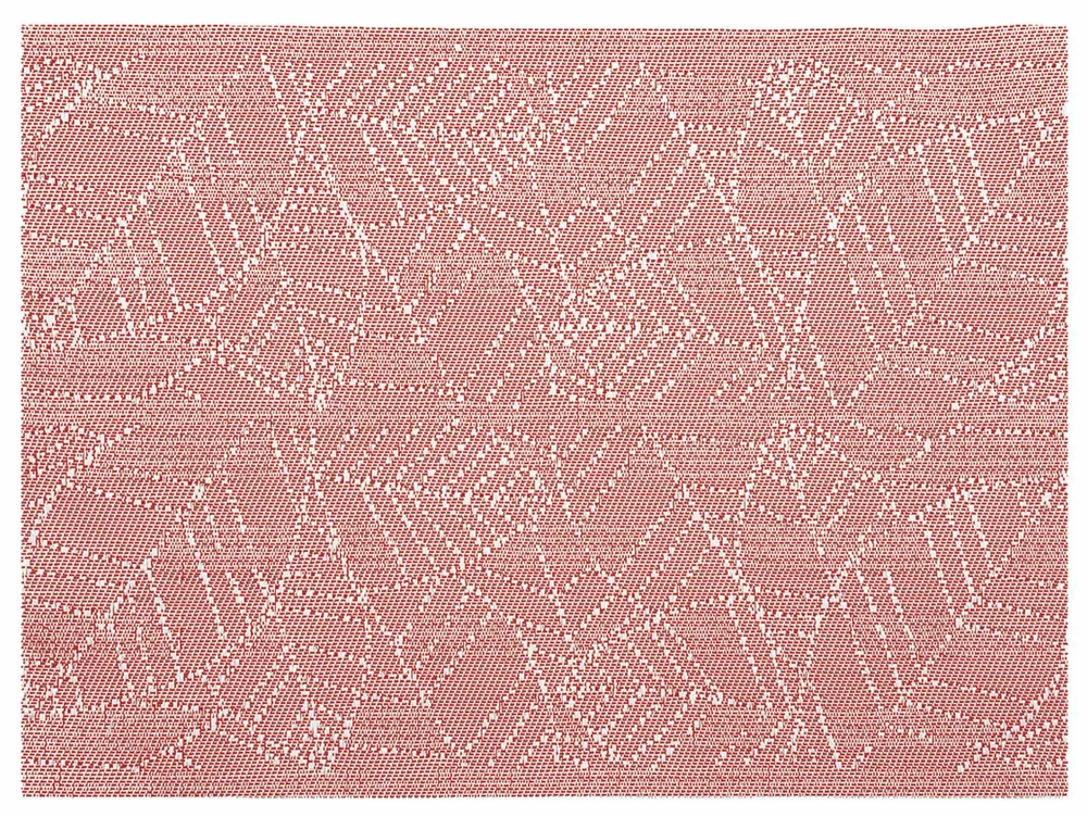 Table cloths - Gena Placemat Set Rouge 33 X 45 - MAISON VIVARAISE - SDE VIVARAISE WINKLER