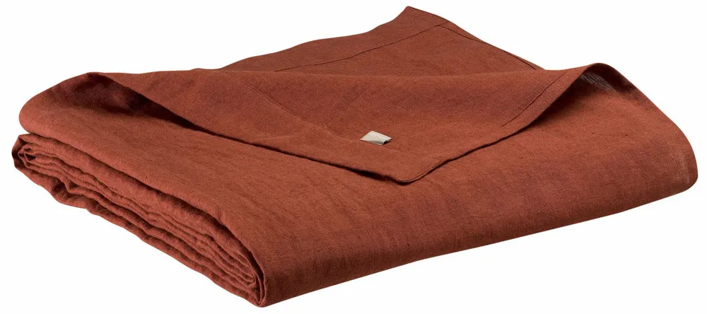 Linge de lit - Drap plat Zeff Caramel 240 x 300 - MAISON VIVARAISE - SDE VIVARAISE WINKLER