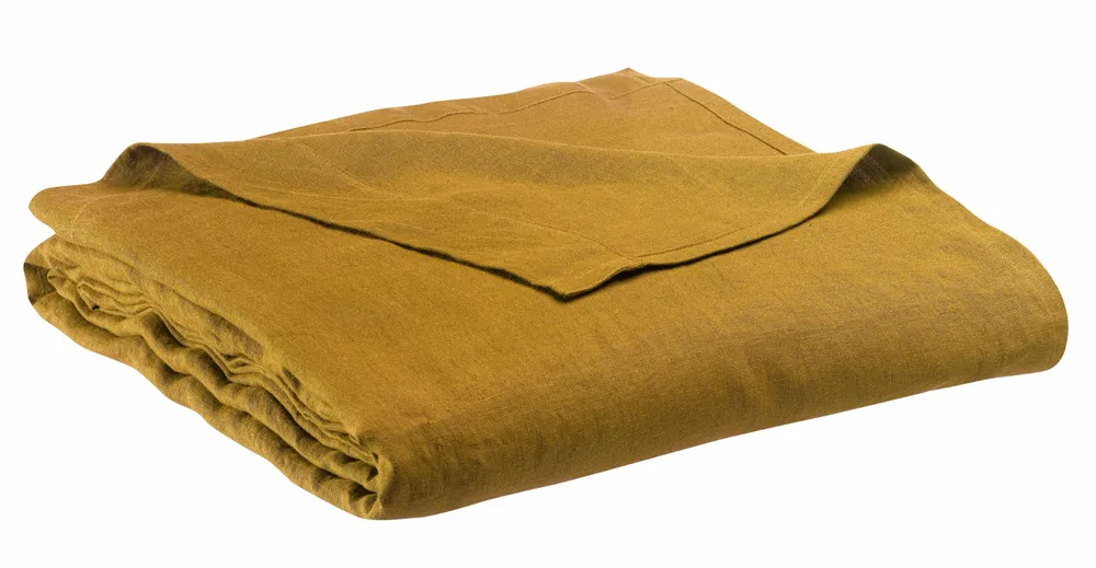 Linge de lit - Drap plat Zeff Bronze 240 x 300 - MAISON VIVARAISE - SDE VIVARAISE WINKLER