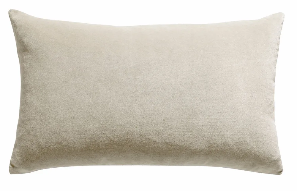 Cushions - Elise Plain Cushion Grège 30 X 50 - MAISON VIVARAISE - SDE VIVARAISE WINKLER