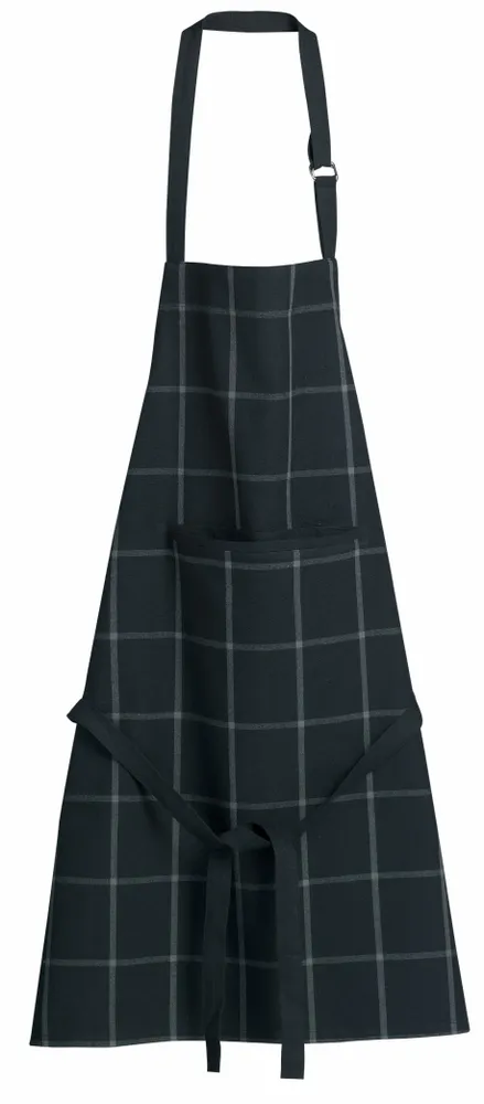 Tabliers de cuisine - Tablier de cuisine recycle Doha Noir 80 x 85 - MAISON VIVARAISE - SDE VIVARAISE WINKLER