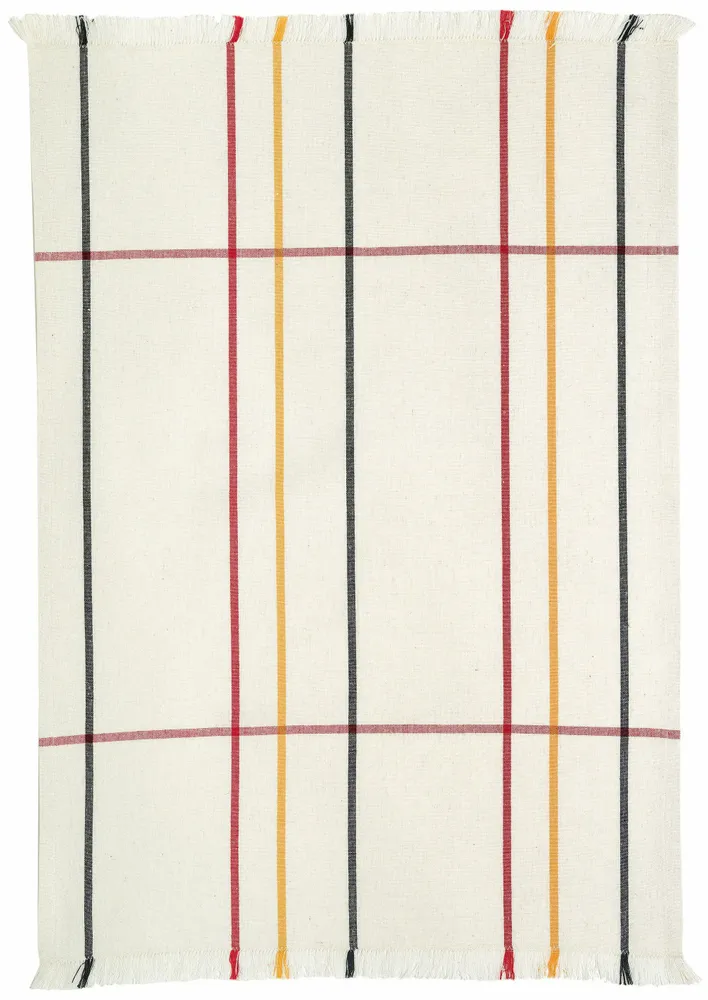 Dish towels - Recycled Tea Towel Jessi Ivoire 50 X 70 - MAISON VIVARAISE - SDE VIVARAISE WINKLER