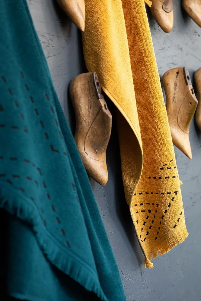 Serviettes - Serviette invité Julia Bronze 30 x 50 - MAISON VIVARAISE - SDE VIVARAISE WINKLER