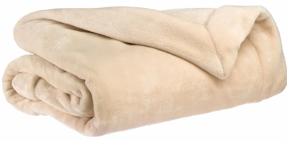Throw blankets - Tender Throw Blanket Crème 150 X 200 - MAISON VIVARAISE - SDE VIVARAISE WINKLER