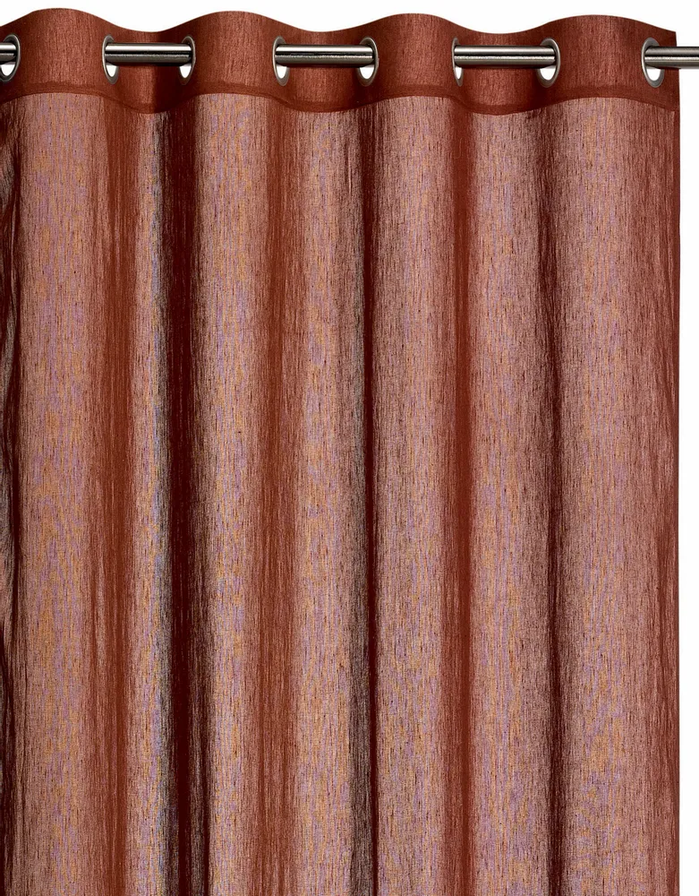 Curtains and window coverings - Zeff Voile Curtain Caramel 140 X 280 - MAISON VIVARAISE - SDE VIVARAISE WINKLER