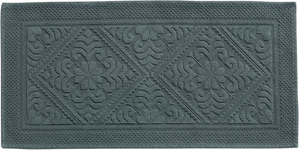 Autres linges de bain - Tapis de bain uni Enzo Thym 54 x 110 - MAISON VIVARAISE - SDE VIVARAISE WINKLER