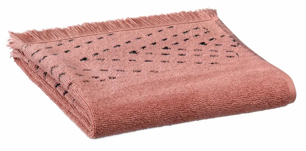 Serviettes de bain - Serviette de toilette Julia Blush 50 x 100 - MAISON VIVARAISE - SDE VIVARAISE WINKLER