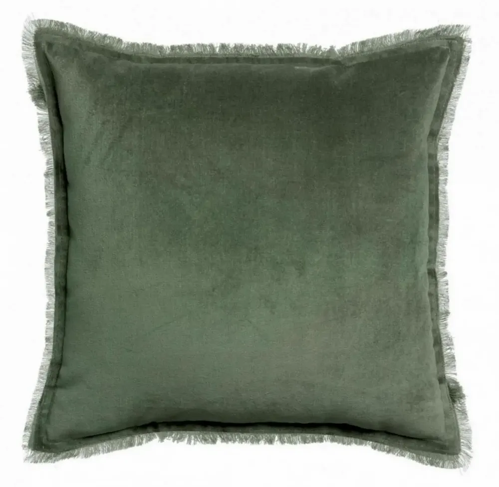 Coussins - Coussin uni Fara Thym 45 x 45 - MAISON VIVARAISE - SDE VIVARAISE WINKLER