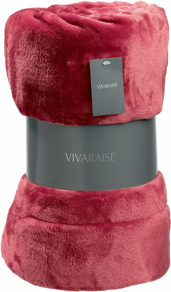 Throw blankets - Plaid Tender Ocre 150 x 200 - MAISON VIVARAISE - SDE VIVARAISE WINKLER