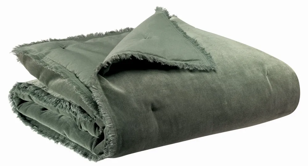 Bed linens - Fara Bed Throw Thym 240 X 260 - MAISON VIVARAISE - SDE VIVARAISE WINKLER