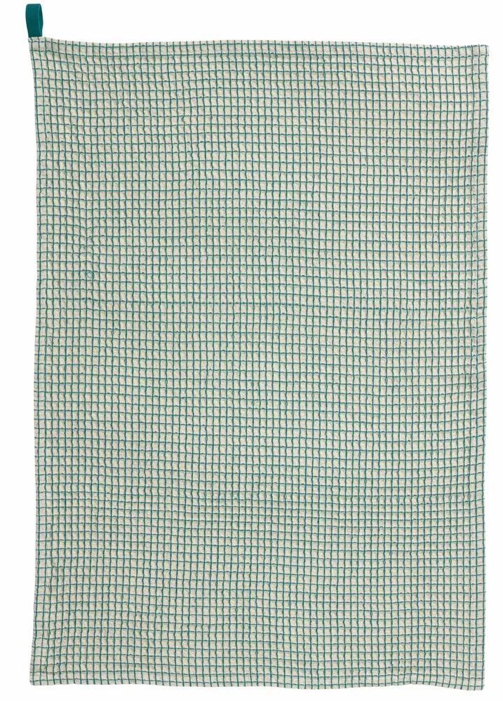 Dish towels - Mumba Honeycomb Tea Towel Paon 50 X 70 - MAISON VIVARAISE - SDE VIVARAISE WINKLER