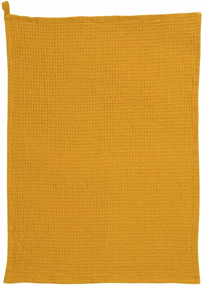 Dish towels - Mumba Honeycomb Tea Towel Tournesol 50 X 70 - MAISON VIVARAISE - SDE VIVARAISE WINKLER