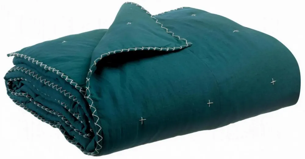 Bed linens - Bed Cover Nala Paon 180 X 260 - MAISON VIVARAISE - SDE VIVARAISE WINKLER