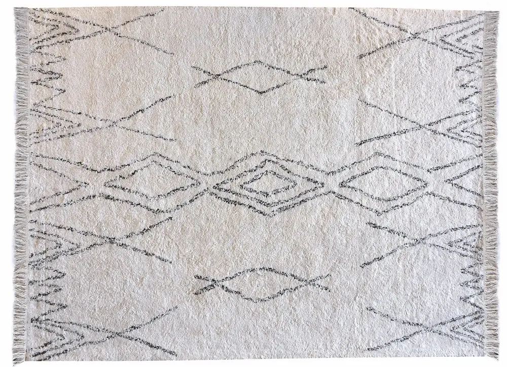 Rugs - Rug Crimble Ivoire/Charbon 160 X 230 - MAISON VIVARAISE - SDE VIVARAISE WINKLER