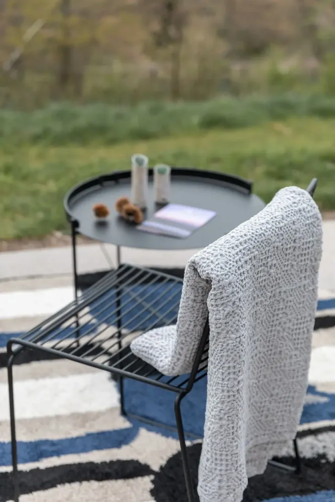 Throw blankets - Tana Throw Blanket Perle 140 X 200 - MAISON VIVARAISE - SDE VIVARAISE WINKLER