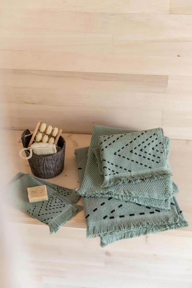 Other bath linens - Elly Bath Mat Opaline 54 X 64 - MAISON VIVARAISE - SDE VIVARAISE WINKLER