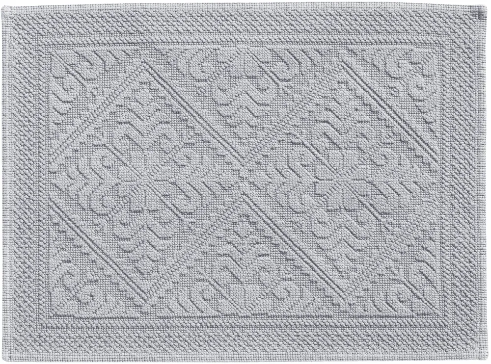Autres linges de bain - Tapis de bain uni Enzo Perle 54 x 64 - MAISON VIVARAISE - SDE VIVARAISE WINKLER