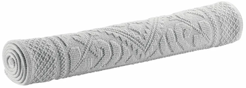 Autres linges de bain - Tapis de bain uni Enzo Perle 54 x 110 - MAISON VIVARAISE - SDE VIVARAISE WINKLER