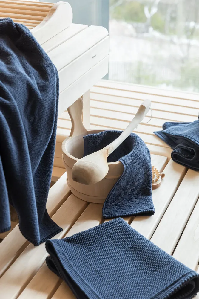 Autres linges de bain - Tapis de bain uni Etia Encre 54 x 64 - MAISON VIVARAISE - SDE VIVARAISE WINKLER