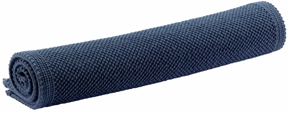Autres linges de bain - Tapis de bain uni Etia Encre 54 x 110 - MAISON VIVARAISE - SDE VIVARAISE WINKLER