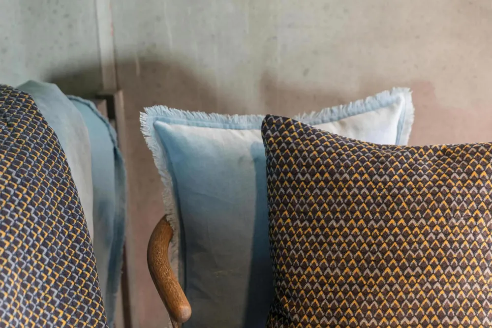 Cushions - Cushion Vera Encre 45 X 45 - MAISON VIVARAISE - SDE VIVARAISE WINKLER