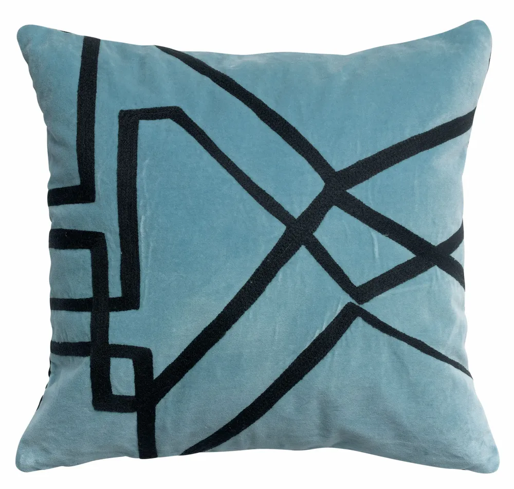 Cushions - Cushion Fara W/Emb Quartz 45 X 45 - MAISON VIVARAISE - SDE VIVARAISE WINKLER