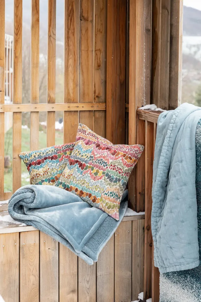 Plaids - Plaid Michka Alizée 130 x 160 - MAISON VIVARAISE - SDE VIVARAISE WINKLER