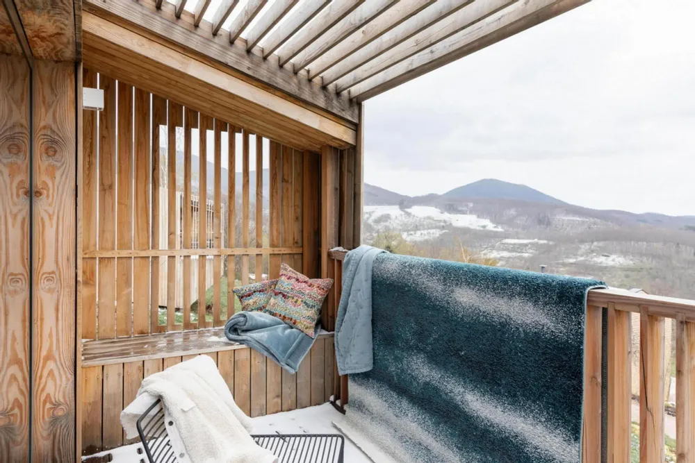 Throw blankets - Maxi throw Michka Alizée 180 X 220 - MAISON VIVARAISE - SDE VIVARAISE WINKLER