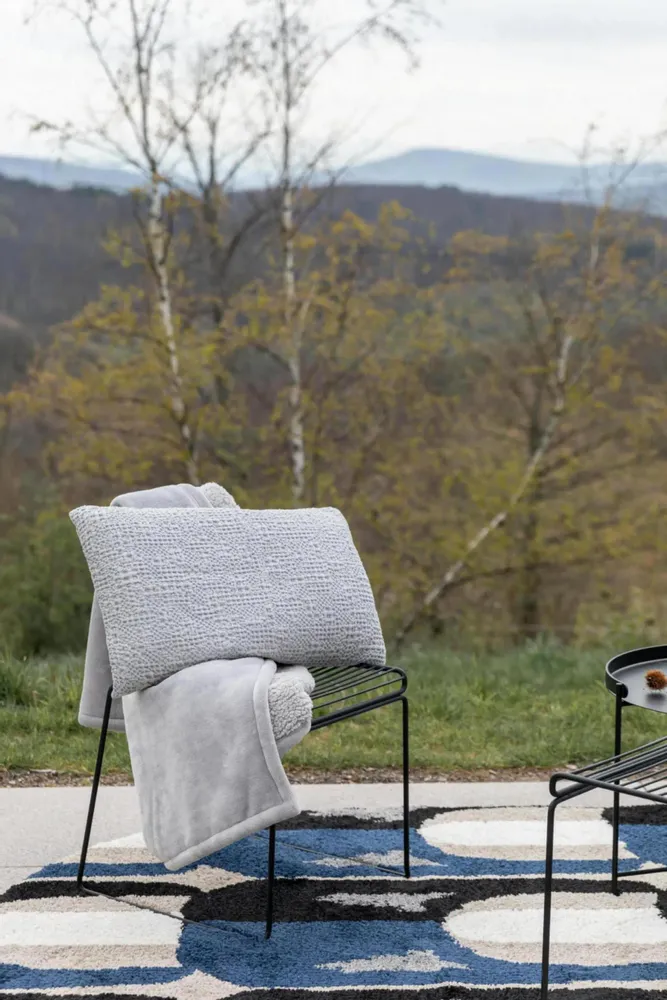 Throw blankets - Maxi throw Michka Perle 180 X 220 - MAISON VIVARAISE - SDE VIVARAISE WINKLER