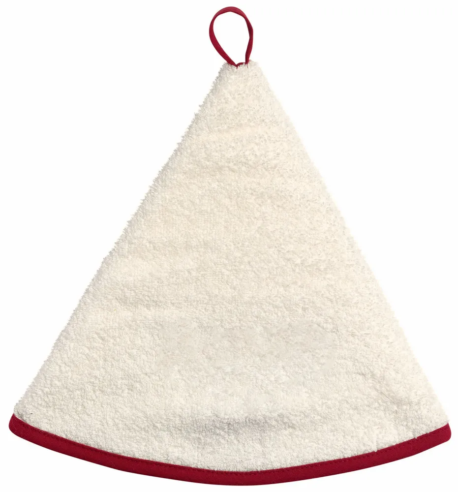 Tea towel - Round K-Towel Ivoire Diamètre 60 - MAISON VIVARAISE - SDE VIVARAISE WINKLER