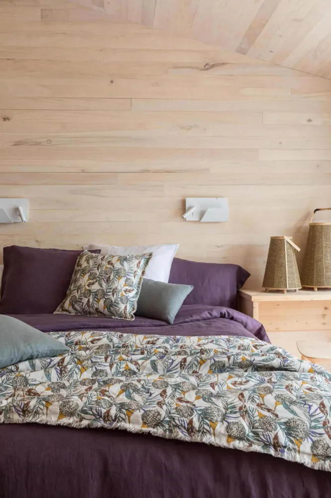 Bed linens - Zeff Duvet Cover Raisin 240 X 220 - MAISON VIVARAISE - SDE VIVARAISE WINKLER