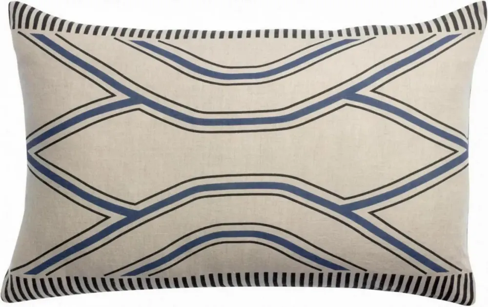 Cushions - Cushion Zeff Johan Tempete 40 X 65 - MAISON VIVARAISE - SDE VIVARAISE WINKLER