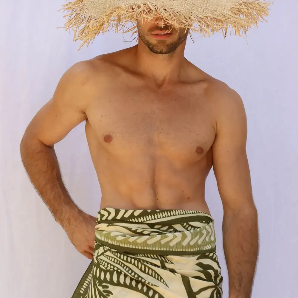 Sarongs - SERAPHIN COTTON PAREO - MONSIEUR CHARLI