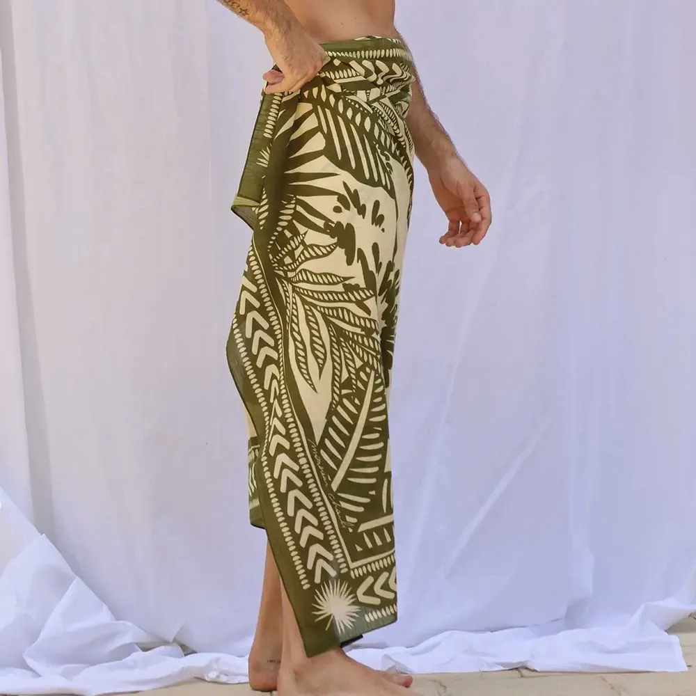 Sarongs - SERAPHIN COTTON PAREO - MONSIEUR CHARLI