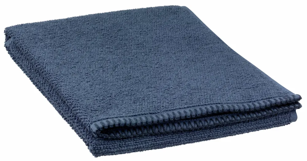 Serviettes de bain - Serviette de toilette Bora Encre 50 x 100 - MAISON VIVARAISE - SDE VIVARAISE WINKLER