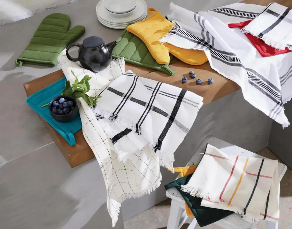 Dish towels - Luan Tea Towel Multico 50 X 70 - MAISON VIVARAISE - SDE VIVARAISE WINKLER