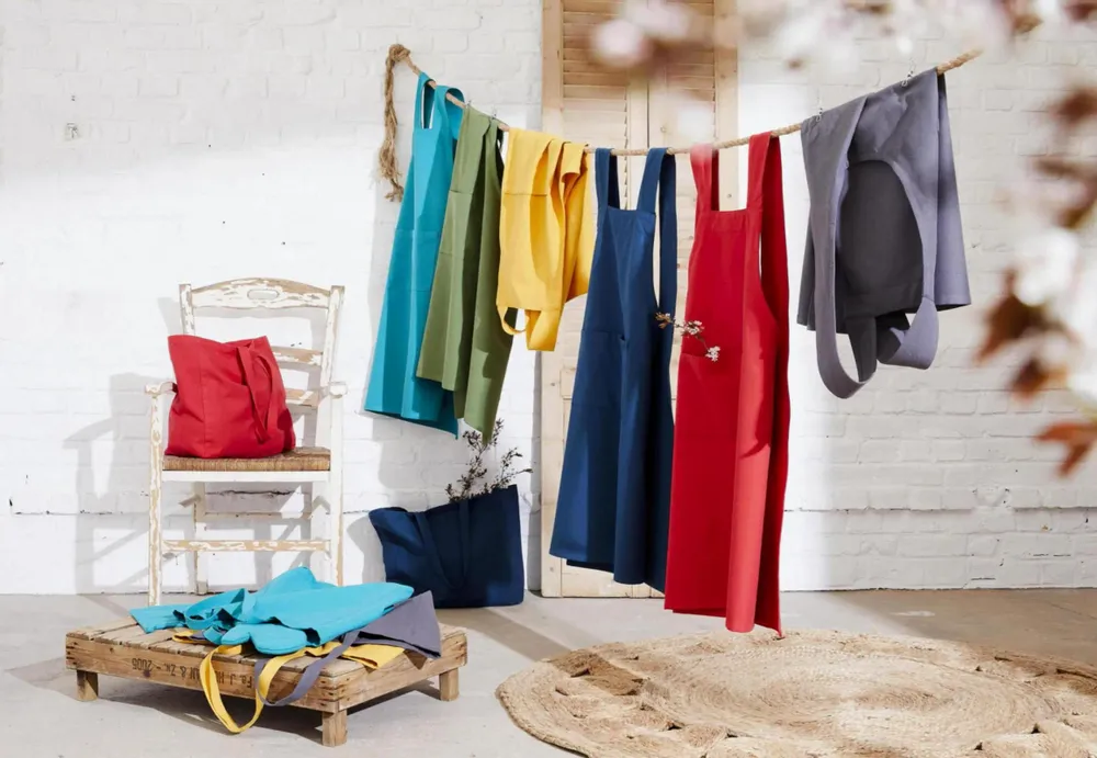 Aprons - Gen Kitchen Apron Tournesol 120 X 85 - MAISON VIVARAISE - SDE VIVARAISE WINKLER