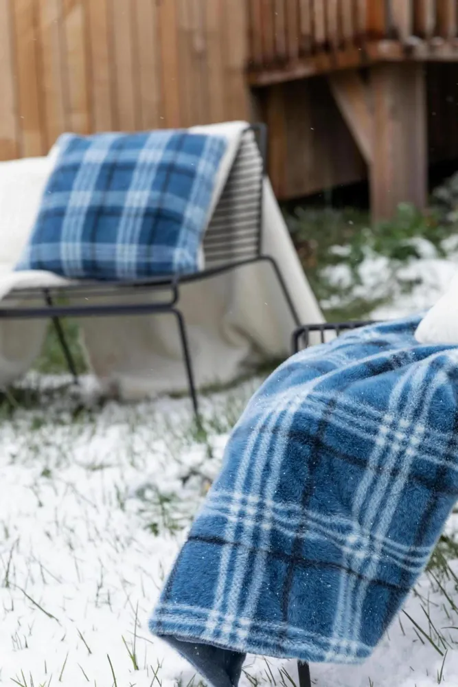 Plaids - Plaid Luba Encre 140 x 180 - MAISON VIVARAISE - SDE VIVARAISE WINKLER